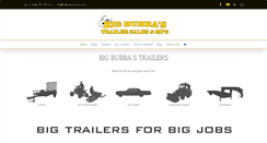 Desktop Screenshot of bigbubbastrailers.com